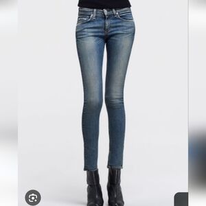 RAG & BONE SKINNY AUGUST JEANS JEGGUNG DESIGNER revolve All Saints Theory Y2K